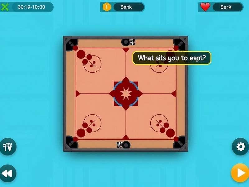Turbo Carrom Vortex Main Gameplay Turbo Carrom Vortex Gameplay Screen